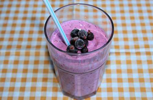 Smoothie au Cassis - Délicimô ! Blog de Recettes de Cuisine et Pâtisserie