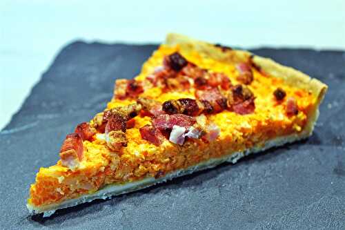 Tarte aux Carottes et aux Lardons - Délicimô ! Blog de Recettes de Cuisine et Pâtisserie