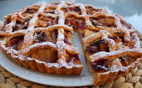 Tarte aux Pêches de Vigne - Délicimô ! Blog de Recettes de Cuisine et Pâtisserie