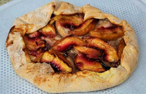 Tarte Rustique aux Nectarines - Délicimô ! Blog de Recettes de Cuisine et Pâtisserie