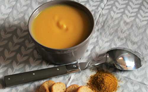 Velouté de Potiron au Curry et Crème de Soja - Délicimô ! Blog de Recettes de Cuisine et Pâtisserie