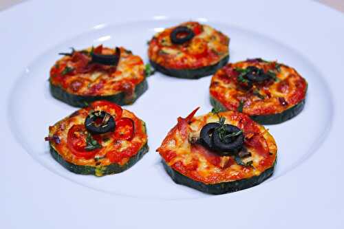 Rondelles de Courgette façon Mini Pizza - Délicimô ! Blog de Recettes de Cuisine et Pâtisserie