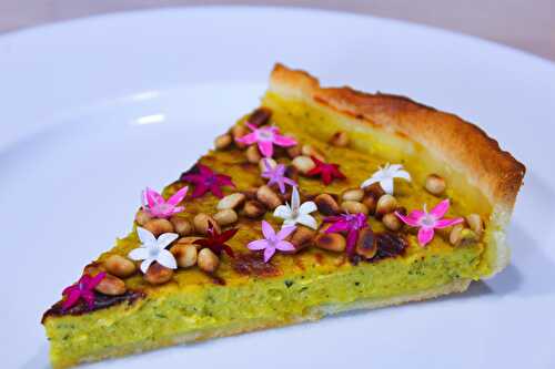 Tarte aux Courgettes et à l'Ail Rose de Lautrec - Délicimô ! Blog de Recettes de Cuisine et Pâtisserie
