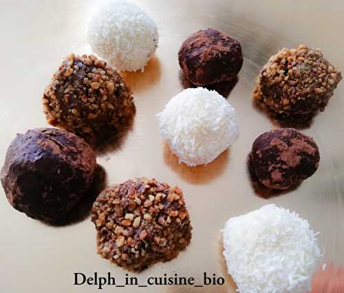 Assortiment de truffes au chocolat