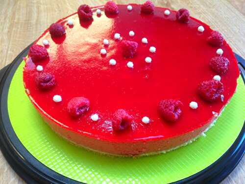 Bavarois aux framboises