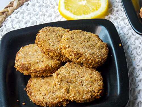 Biscuits au sésame et citron