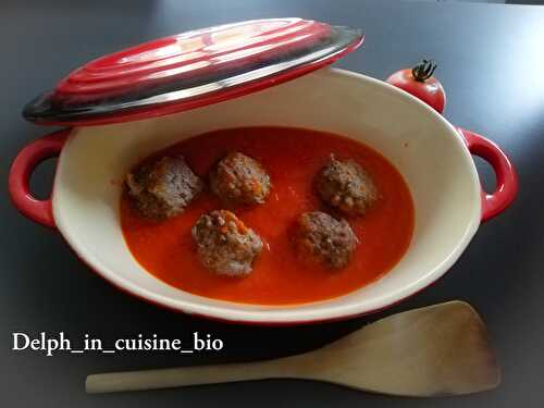 Boulettes de viande à la sauce tomate