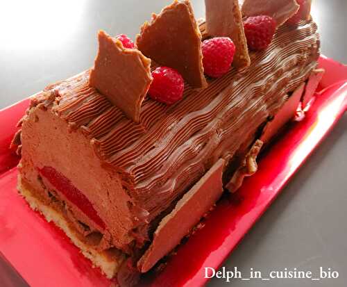 Bûche chocolat & framboises