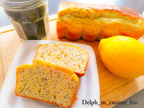 Cake au citron et pavot