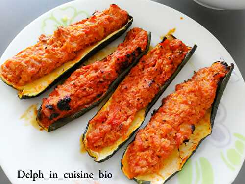 Courgettes farcies au thon