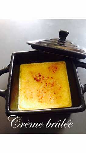 Crème brûlée