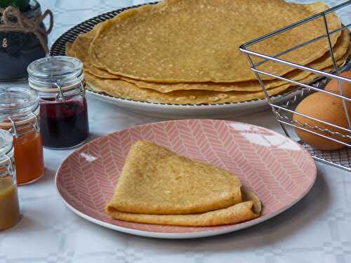 Crêpe à l’épeautre et à la fleur d’oranger