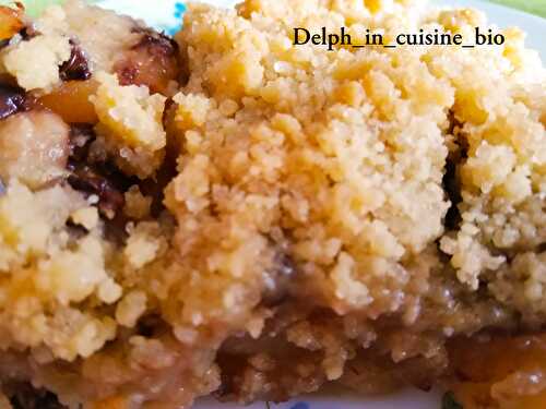 Crumble pommes et chocolat