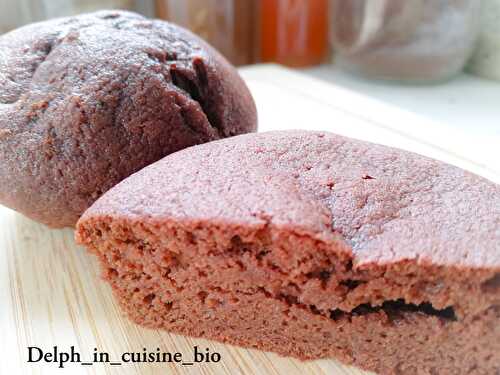 Fondants au chocolat et compote de pomme individuels