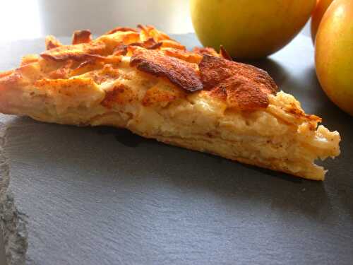 Gâteau invisible aux pommes et cannelle