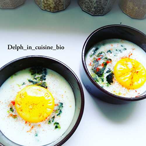 Oeufs cocotte à la florentine