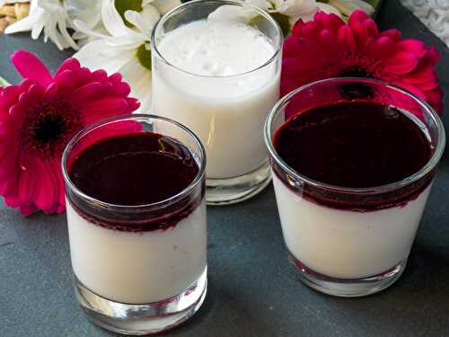 Pannacotta coco & fruits rouges