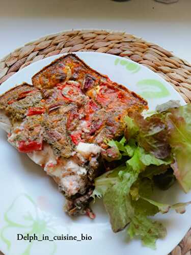 Quiche à la tomate et feta