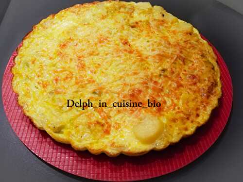 Quiche pommes de terre et poireaux