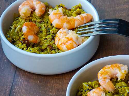 Quinoa aux crevettes