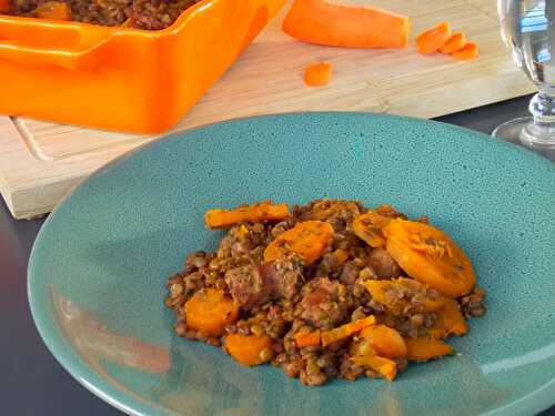 Saucisses lentilles