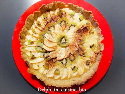 Tarte aux pommes kiwi