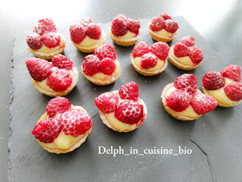 Tartelettes aux framboises