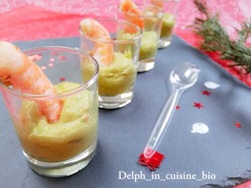 Verrine avocat & crevettes