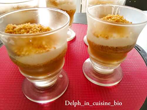 Verrine pommes/caramel au beurre salé