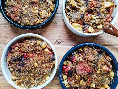 Crumble pommes & figues