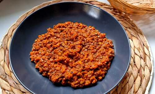 Bolognaise de lentilles