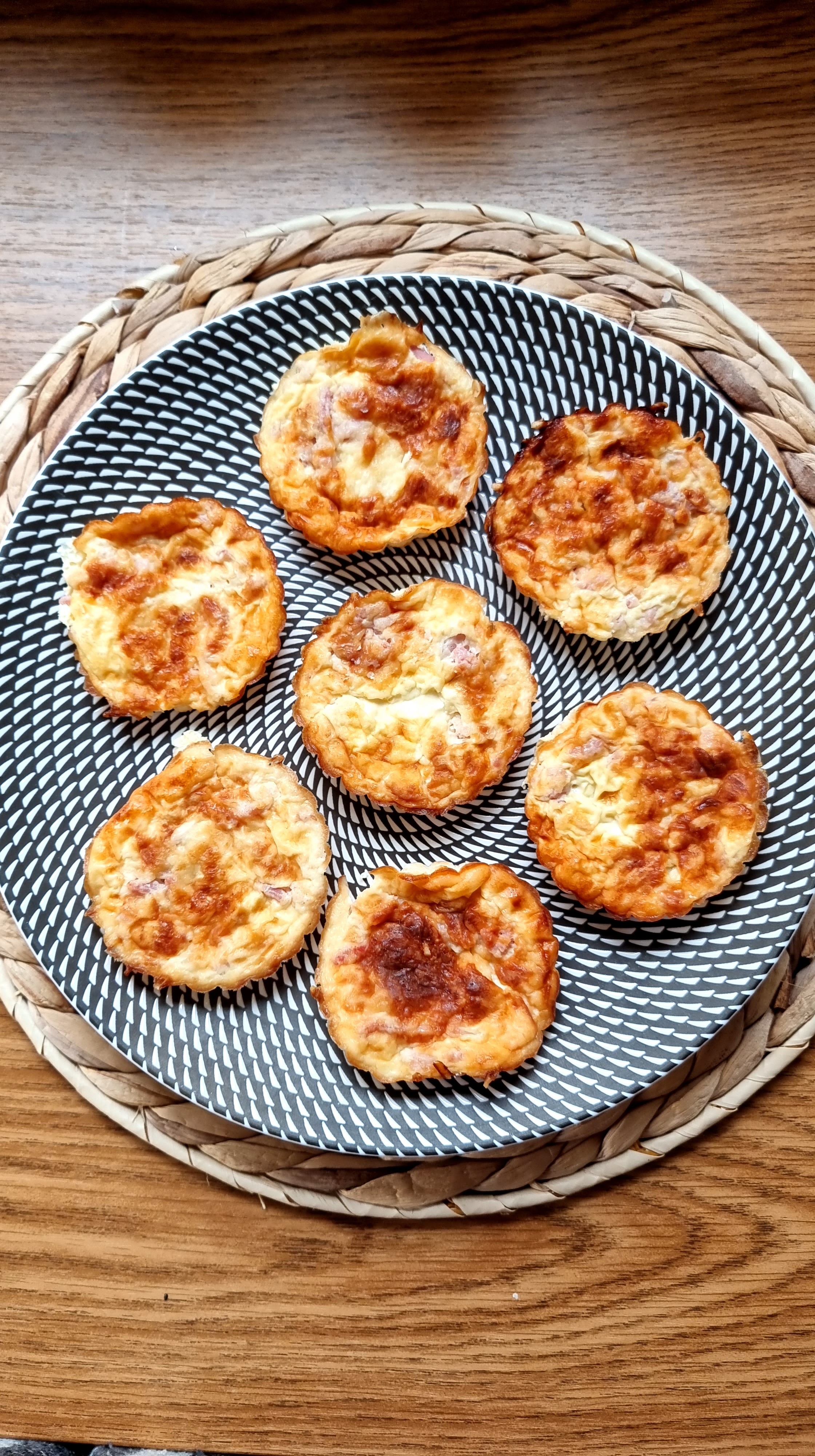 Minis quiches lorraines