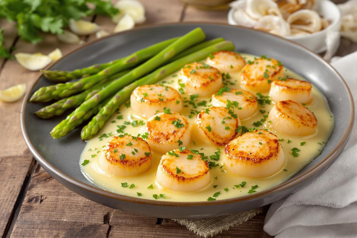 Recette des coquilles Saint-Jacques à la bretonne