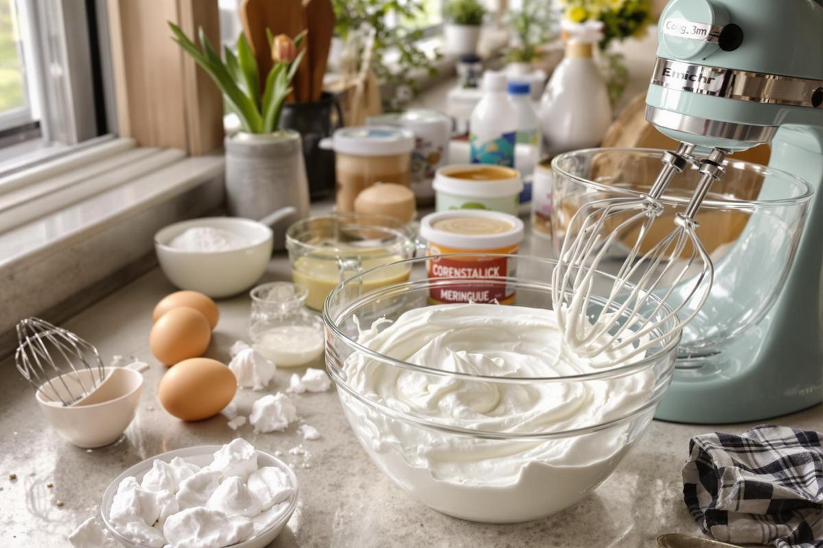 Comment rattraper une meringue trop liquide