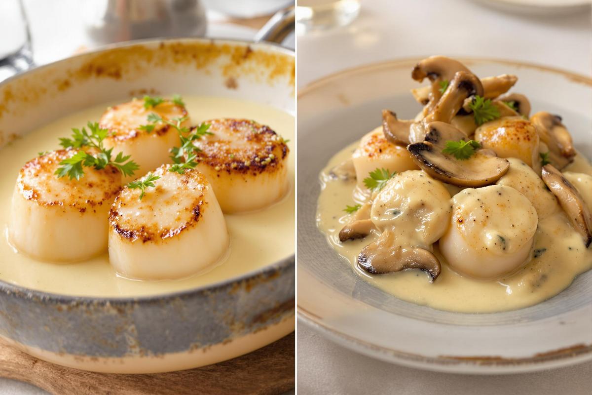 Coquille Saint-Jacques normande ou bretonne