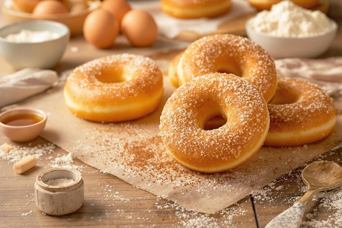 Des beignets au sucre cuits au four en un clin d’œil