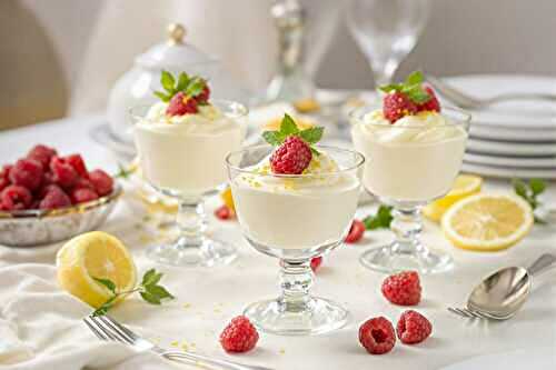 Essayez la mousse au citron et mascarpone pour un dessert rafraîchissant