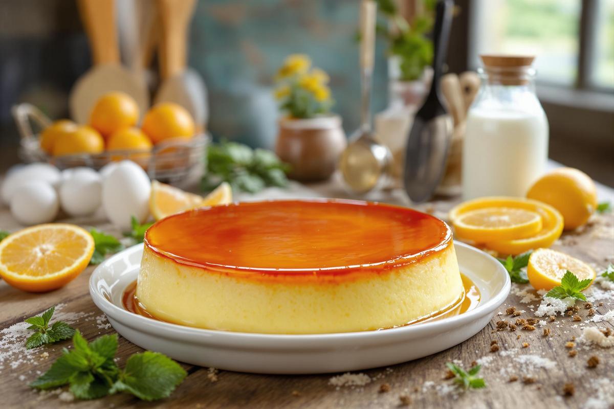 Flan de grand-mère : 3 ingrédients suffisent
