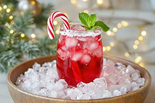 Le cocktail au bonbon Candy Cane Spritzer