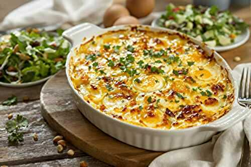 Le gratin d’œufs durs : le secret d’un dîner gourmand et abordable