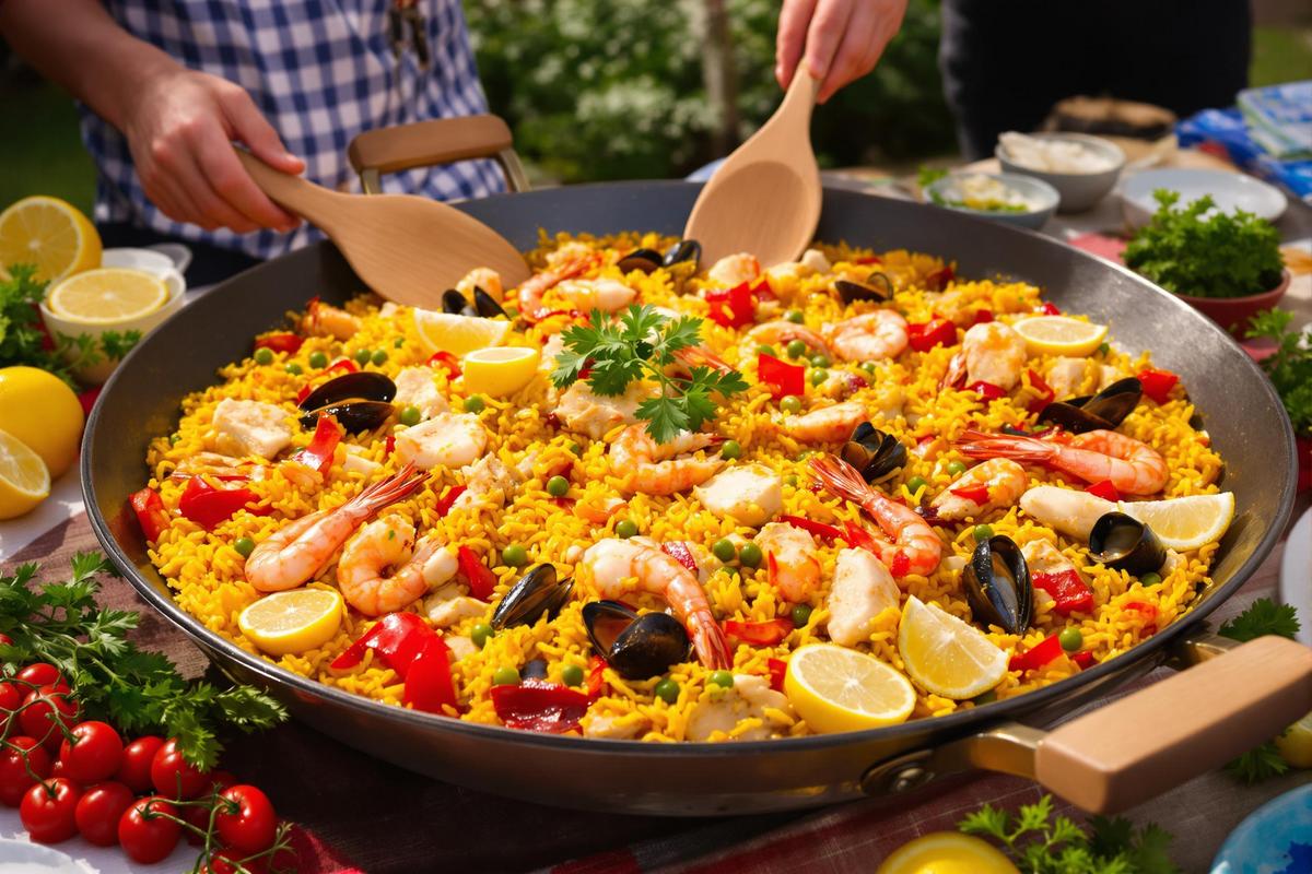 Quantité de riz par personne pour une paella