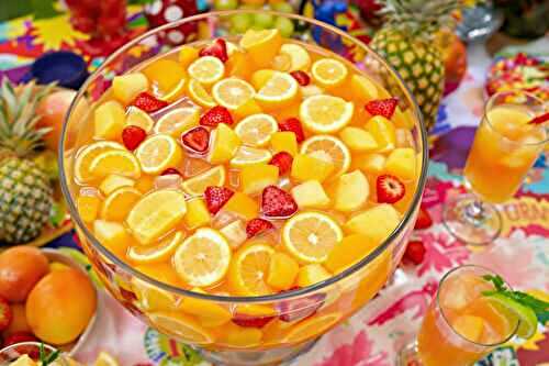 Recette de punch sans alcool pour 30 personnes