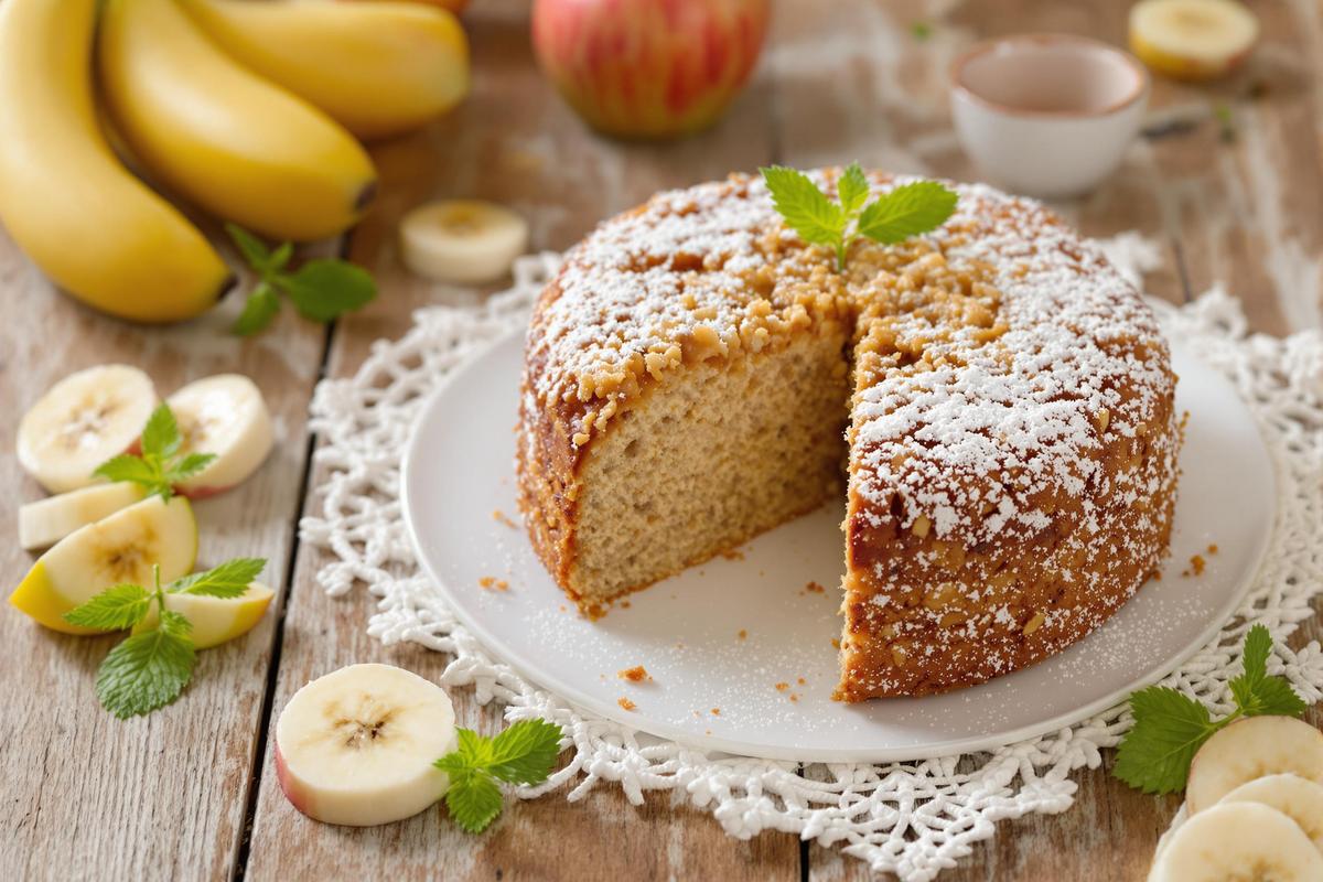 Recette gâteau sans matière grasse ni sucre