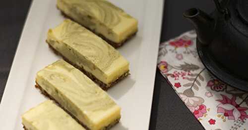 Cheesecake thé vert matcha et speculoos – De New-York à Tokyo, en passant par Bruxelles