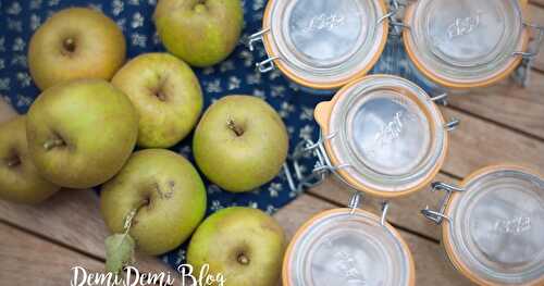 Compote de pommes + bocaux Le Parfait / Comment les mettre en conserve?