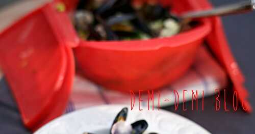 Moules et coques à la crème au micro-ondes - ou cuisiner sans le black-out