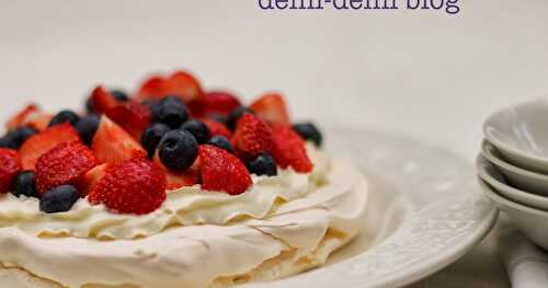 Pavlova aux fruits rouges – comme Anna, la ballerine