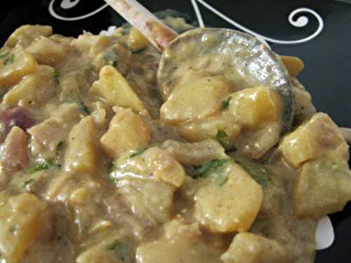 Aloo (curry de pommes de terre) Légumes et accompagnements, Recettes du monde, Recettes indiennes - Recettes vegan