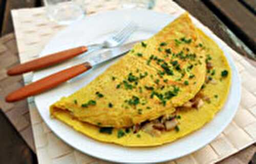 Omelette aux champignons {vegan, sans oeufs} Plats complets