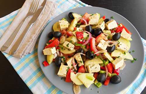 Salade grecque Recettes du monde, Salades